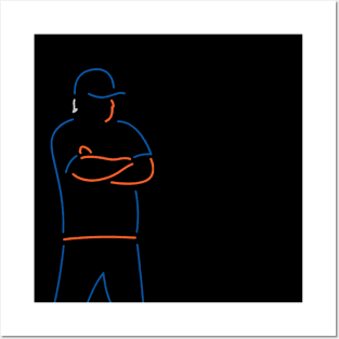 Buck Showalter Neon Posters and Art